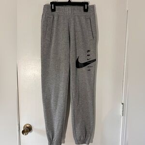 Nike Swoosh Grey Sweatpants/ Size S